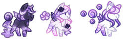 Size: 480x153 | Tagged: safe, artist:eiine, imported from derpibooru, oc, oc only, original species, pony, aqua equos, closed species, simple background, transparent background