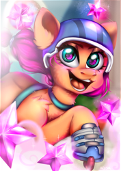 Size: 2150x3035 | Tagged: safe, artist:pozya1007, imported from derpibooru, sunny starscout, earth pony, pony, g5, game, maretime bay, my little pony: a new generation, solo