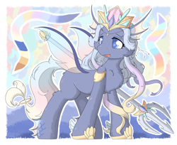 Size: 3553x2903 | Tagged: safe, artist:焰心fireworks, imported from derpibooru, oc, oc:澜茜, original species, pony, female, reference sheet