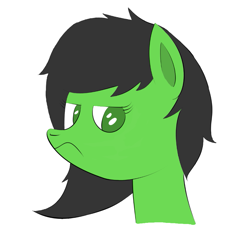 Size: 849x839 | Tagged: safe, artist:f3st1ve, imported from derpibooru, oc, oc only, oc:filly anon, bust, female, filly, foal, simple background, white background