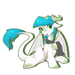 Size: 1280x1280 | Tagged: safe, artist:l8lhh8086, imported from derpibooru, oc, oc only, dracony, dragon, hybrid, pony, simple background, solo, transparent background