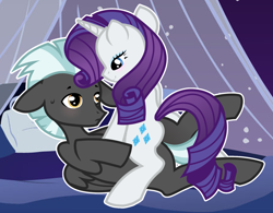 Size: 1807x1413 | Tagged: safe, artist:vi45, imported from derpibooru, rarity, thunderlane, pegasus, pony, unicorn, female, male, mare, rarilane, shipping, stallion, straight