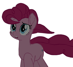 Size: 1280x1164 | Tagged: safe, artist:benpictures1, imported from derpibooru, pinkie pie, earth pony, pony, my little pony: the movie, cute, diapinkes, female, inkscape, mare, open mouth, raised hoof, simple background, solo, transparent background, vector