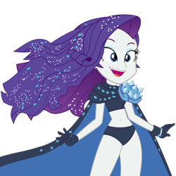 Size: 1000x1000 | Tagged: safe, artist:rarespirit611, edit, imported from derpibooru, vector edit, rarity, human, equestria girls, equestria girls series, the other side, cape, clothes, glitter, gloves, hair, jewelry, midriff, motorcross, shoulder pads, simple background, solo, stupid sexy rarity, swimsuit, swimsuit edit, transparent background, two-piece swimsuit, vector