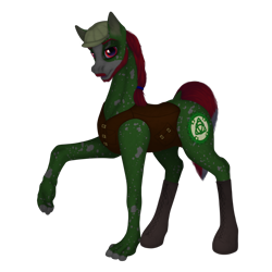 Size: 3500x3500 | Tagged: safe, alternate version, artist:ghost3280, imported from derpibooru, oc, oc only, oc:well geboren, dog, dog pony, earth pony, original species, pony, boots, clothes, hat, multiple variants, shoes, simple background, solo, transparent background, vest