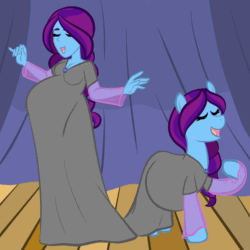 Size: 4000x4000 | Tagged: safe, artist:chelseawest, imported from derpibooru, oc, oc:diva nuit, earth pony, human, pony, equestria girls, animated, clothes, dress, fetus, human ponidox, multiple pregnancy, offspring, offspring's offspring, parent:coloratura, parent:oc:diva nuit, parent:oc:windflower, pregnant, self paradox, self ponidox, septuplets, singing, stage, x-ray