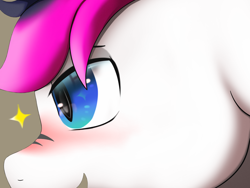 Size: 4000x3000 | Tagged: safe, artist:dicemarensfw, imported from derpibooru, oc, oc only, oc:lance, bat, bat pony, pony, adorable face, anime eyes, anime style, blushing, bust, commission, cute, portrait, sparkles, wide eyes