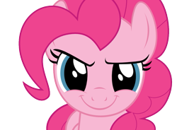 Size: 833x613 | Tagged: safe, artist:bast13, imported from derpibooru, pinkie pie, earth pony, pony, female, looking at you, mare, simple background, smiling, solo, transparent background, vector