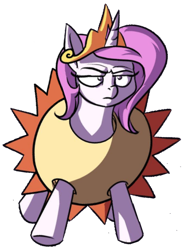 Size: 365x496 | Tagged: safe, artist:rocket-lawnchair, edit, imported from derpibooru, princess celestia, alicorn, pony, celestia is not amused, cewestia, clothes, costume, crown, female, filly, foal, gem, horn, jewelry, pink-mane celestia, regalia, simple background, sun, sun costume, transparent background, unamused, young celestia, younger