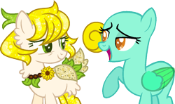 Size: 1032x613 | Tagged: safe, artist:eiine, imported from derpibooru, oc, oc only, oc:sun flower, original species, pony, aqua equos, base used, closed species, open collaboration, simple background, transparent background