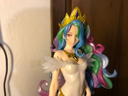 Size: 2048x1536 | Tagged: safe, imported from derpibooru, kotobukiya, princess celestia, human, clothes, crown, dress, humanized, jewelry, kotobukiya princess celestia, regalia, solo