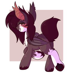 Size: 778x842 | Tagged: safe, artist:lulubell, imported from derpibooru, oc, oc only, oc:bramble patch, bat pony, bat pony oc, butt, plot, solo