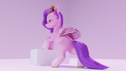 Size: 3840x2160 | Tagged: safe, artist:dark shadow, imported from derpibooru, pipp petals, pegasus, pony, 3d, blender, butt, female, g5, mare, pipp butt, plot, solo, unshorn fetlocks, wings