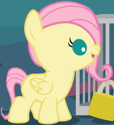 Size: 1920x2117 | Tagged: safe, artist:beavernator, edit, imported from derpibooru, fluttershy, pegasus, pony, baby, babyshy, cropped, cute, female, filly, filly fluttershy, foal, open mouth, open smile, shyabetes, smiling, solo, younger