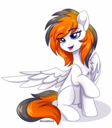 Size: 2200x2500 | Tagged: safe, artist:stormcloud-yt, imported from derpibooru, oc, pegasus, pony, simple background, spread wings, wings