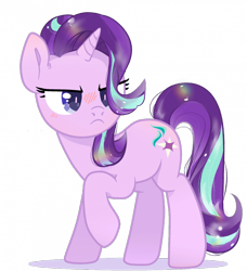 Size: 700x769 | Tagged: safe, artist:jeffapegas, artist:linli, imported from derpibooru, starlight glimmer, pony, unicorn, :<, angry, base used, blushing, commission, cute, female, frown, glimmerbetes, madorable, mare, raised hoof, shadow, simple background, solo, starlight glimmer is not amused, transparent background, unamused, ych result