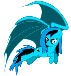 Size: 2371x2529 | Tagged: safe, artist:nebulonb100, imported from derpibooru, oc, oc only, oc:blue shadow, bat pony, female, high res, mare, simple background, solo, transparent background, vector