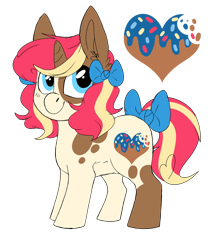 Size: 1600x1900 | Tagged: safe, artist:moonert, imported from derpibooru, oc, oc only, pony, unicorn, bow, ear fluff, female, hair bow, horn, mare, simple background, smiling, solo, tail, tail bow, transparent background, unicorn oc