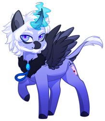 Size: 2378x2728 | Tagged: safe, artist:purplegrim40, imported from derpibooru, oc, oc only, alicorn, pony, alicorn oc, beard, colored hooves, curved horn, facial hair, horn, male, raised hoof, simple background, solo, stallion, transparent background, wings