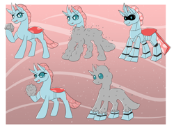 Size: 3600x2700 | Tagged: safe, artist:heart-of-a-dragoness, imported from derpibooru, ocellus, changedling, changeling, robot, commission, cube, nanomachines, roboticization, shocked, shocked expression, transformation, transformation sequence