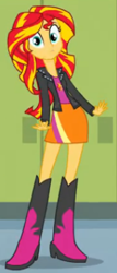 Size: 183x428 | Tagged: safe, imported from derpibooru, screencap, sunset shimmer, human, equestria girls, equestria girls (movie), cropped, female, frown, long neck, solo, surprised