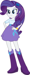 Size: 1515x3767 | Tagged: safe, artist:mlp-mayhem, imported from derpibooru, rarity, equestria girls, boots, bracelet, clothes, female, hand on hip, jewelry, shoes, simple background, skirt, solo, transparent background, vector