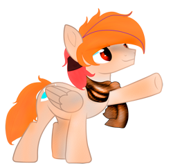 Size: 4271x4080 | Tagged: safe, artist:fededash, imported from derpibooru, oc, oc only, oc:fededash, pegasus, pony, folded wings, pegasus oc, png, raised hoof, simple background, smiling, solo, transparent background, wings
