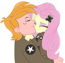 Size: 2547x2480 | Tagged: safe, artist:dashdeviant, artist:edy_january, edit, imported from derpibooru, vector edit, big macintosh, fluttershy, human, equestria girls, equestria girls series, clothes, female, fluttermac, geode of fauna, girls und panzer, hug, jacket, magical geodes, male, marine, marines, military, military uniform, russia, saunders, shipping, simple background, straight, transparent background, uniform, united states, usmc, vector