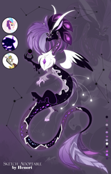 Size: 3200x5000 | Tagged: safe, artist:henori_artist, imported from derpibooru, discord, queen novo, tantabus, draconequus, my little pony: the movie, chest fluff, female, fusion, fusion:discord, fusion:queen novo, fusion:tantabus, male, selling, zoom layer