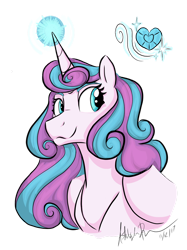Size: 1024x1366 | Tagged: safe, artist:pitterpaint, imported from derpibooru, princess flurry heart, alicorn, pony, crystal heart, female, looking at you, magic, mare, older, older flurry heart, simple background, solo, transparent background