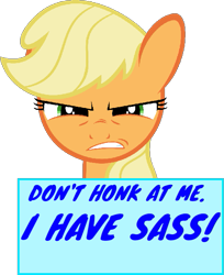 Size: 563x691 | Tagged: safe, editor:wonderwolf51, applejack, earth pony, pony, angry, applebetes, cute, female, mare, simple background, solo, text, transparent background