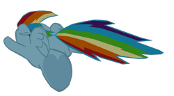 Size: 1280x706 | Tagged: safe, artist:benpictures1, imported from derpibooru, rainbow dash, pegasus, pony, my little pony: the movie, butt, cute, dashabetes, female, frog (hoof), inkscape, mare, plot, rainbutt dash, simple background, solo, transparent background, underhoof, vector