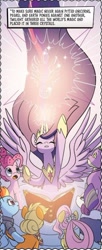 Size: 374x915 | Tagged: safe, idw, imported from derpibooru, applejack, fluttershy, pinkie pie, rainbow dash, rarity, spike, twilight sparkle, alicorn, earth pony, pegasus, pony, unicorn, spoiler:comic, spoiler:g5comic, spoiler:g5comic02, adventure in the comments, discussion in the comments, duckery in the comments, earth pony crystal, female, g4, g5, magic, mane seven, mane six, older, older applejack, older fluttershy, older pinkie pie, older rainbow dash, older rarity, older spike, older twilight, pegasus crystal, spell, unicorn crystal