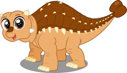 Size: 6500x3748 | Tagged: safe, artist:swiftgaiathebrony, imported from derpibooru, oc, oc only, ankylosaurus, dinosaur, animal, prehistoric, simple background, solo, the land before time, transparent background