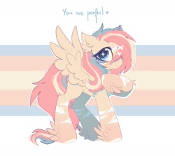 Size: 1680x1500 | Tagged: safe, artist:mirtash, imported from derpibooru, fluttershy, pegasus, pony, pride, pride flag, solo, transgender, transgender pride flag