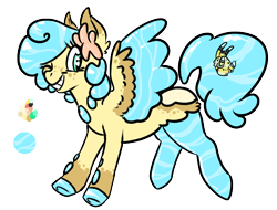 Size: 738x562 | Tagged: safe, artist:frackkinkraken, imported from derpibooru, oc, original species, pegasus, pony, aqua equos, closed species, solo