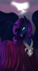 Size: 2045x3780 | Tagged: safe, artist:iron curtain, imported from derpibooru, nightmare moon, alicorn, pony, solo