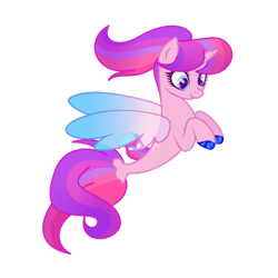Size: 1920x1920 | Tagged: safe, artist:celestiaisbestponyyt, imported from derpibooru, oc, oc only, oc:starflight sparkle, alicorn, seapony (g4), blue eyes, clothes, dorsal fin, female, fin wings, fins, fish tail, flowing mane, flowing tail, horn, seaponified, see-through, simple background, smiling, solo, species swap, tail, transparent background, vector, wings