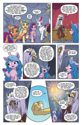 Size: 1079x1649 | Tagged: safe, idw, imported from derpibooru, discord, hitch trailblazer, izzy moonbow, pipp petals, sunny starscout, zipp storm, draconequus, earth pony, pegasus, pony, unicorn, spoiler:comic, spoiler:g5comic, spoiler:g5comic02, female, g5, male, mane five (g5), mare, my little pony: a new generation, pegasus crystal, stallion