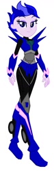 Size: 536x1696 | Tagged: safe, artist:robertsonskywa1, imported from derpibooru, human, equestria girls, arcee, armor, clothes, female, full body, simple background, solo, suit, transformers, transformers prime, white background