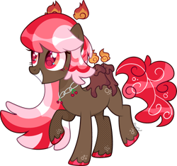 Size: 2589x2428 | Tagged: safe, artist:kurosawakuro, imported from derpibooru, oc, oc only, original species, pony, scented pony, base used, closed species, female, mare, simple background, solo, transparent background