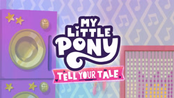 Size: 3410x1920 | Tagged: safe, imported from derpibooru, screencap, spoiler:g5, spoiler:my little pony: tell your tale, spoiler:tyts01e15, g5, high res, making a foal of me, my little pony logo, my little pony: tell your tale, no pony, youtube link