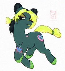 Size: 1672x1839 | Tagged: safe, artist:dirtyfox911911, imported from derpibooru, earth pony, pony, anime, crossover, female, jojo's bizarre adventure, jolyne cujoh, mare, ponified, simple background, solo, stone ocean, white background