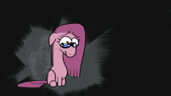 Size: 1280x720 | Tagged: safe, artist:storyteller, imported from derpibooru, pinkie pie, earth pony, pony, animated, clothes, cute, dark, diapinkes, disembodied hand, eye shimmer, female, floppy ears, frown, gloves, hand, happy, head pat, looking down, looking up, mare, pat, petting, pink background, sad, silly, silly pony, simple background, sitting, smiling, solo, webm