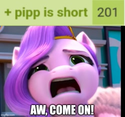 Size: 531x499 | Tagged: safe, edit, edited screencap, imported from derpibooru, screencap, pipp petals, pegasus, pony, spoiler:my little pony: make your mark, adorable distress, cute, drama queen pipp, female, g5, mare, my little pony: make your mark, my little pony: make your mark chapter 1, oh come on, pipp is short, pipp petals is best facemaker