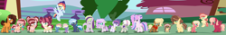 Size: 1280x199 | Tagged: safe, artist:katsubases, artist:selenaede, artist:teafor2-d, imported from derpibooru, oc, oc:brownie sandwich, oc:caramel stick, oc:jewel heart, oc:jinx sparkle, oc:johnny apple, oc:pastel note, oc:peachy seed, oc:ruby, oc:snowy paw, oc:squishy sandwich, oc:stormy sun, oc:strawberry milkshake pie, oc:sweet apple, oc:sweet note, oc:thunder storm, oc:thunderbolt, oc:vanilla milkshake pie, oc:velvet breeze, alicorn, dracony, earth pony, hybrid, pegasus, pony, unicorn, base used, canon x oc, colt, female, filly, foal, interspecies offspring, magical lesbian spawn, male, next generation, offspring, parent:applejack, parent:big macintosh, parent:caramel, parent:cheese sandwich, parent:discord, parent:fluttershy, parent:night glider, parent:pinkie pie, parent:rainbow dash, parent:rarity, parent:soarin', parent:spike, parent:twilight sparkle, parents:carajack, parents:cheesepie, parents:discolight, parents:fluttermac, parents:nightdash, parents:soarindash, parents:sparity, parents:twidash, ponyville, siblings