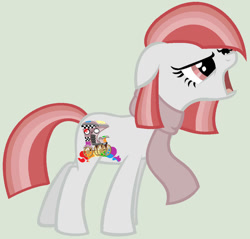 Size: 914x875 | Tagged: safe, artist:littlesnowyowl, artist:rainbow-pony-artist, imported from derpibooru, oc, oc only, oc:wildstyle, earth pony, pony, base used, clothes, female, floppy ears, mare, scarf, story included, unamused