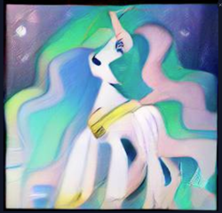 Size: 724x694 | Tagged: safe, imported from derpibooru, princess celestia, pony, ai content, ai generated, generator:craiyon, solo