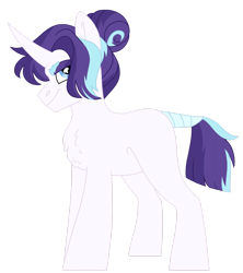 Size: 1600x1800 | Tagged: safe, artist:moonert, imported from derpibooru, oc, oc only, pony, unicorn, horn, not rarity, simple background, smiling, solo, tail, tail wrap, transparent background, unicorn oc