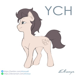 Size: 1000x1000 | Tagged: safe, artist:coffune, artist:elronya, artist:eltaile, imported from derpibooru, pony, any race, commission, cute, simple background, solo, white background, your character here